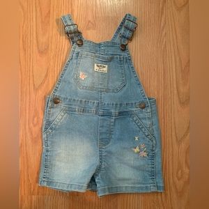 Toddler Girl Shorts Overalls 3T